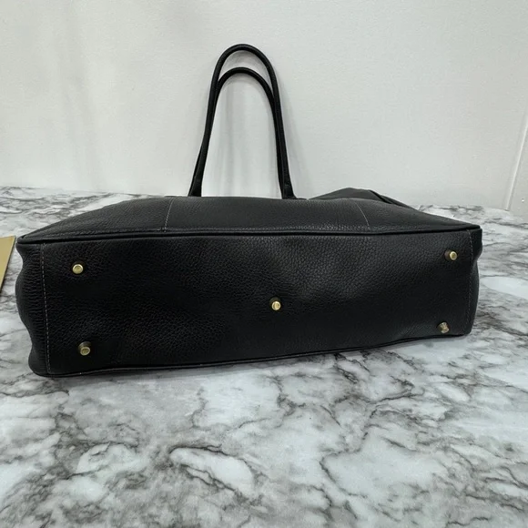 Cristian Genuine Leather Black Tote Bag – Made in Italy - Picture 5 of 10